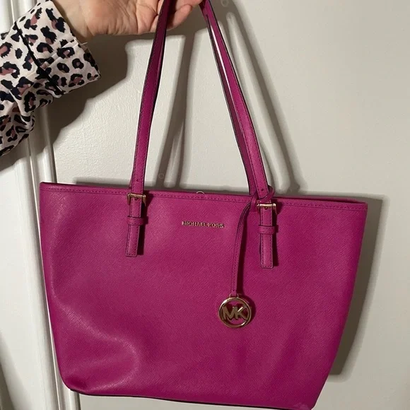 Michael Kors Fuchsia Tote Bag