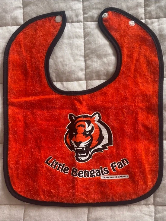 Cincinnati Bengals Baby Bib