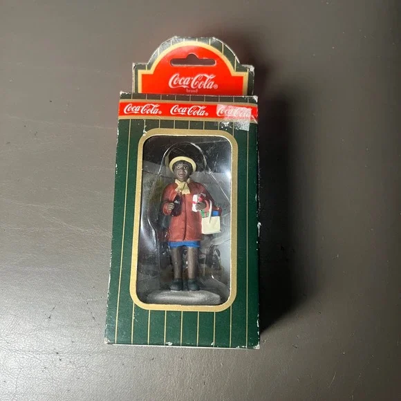 Coca-Cola‎ Angela Figurine Holiday Village Collectible CG2414 NIB