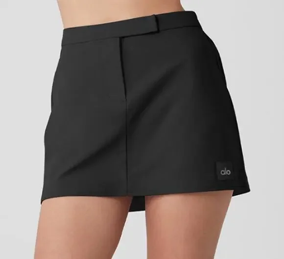 Alo High Speed Mini Skirt Black Small