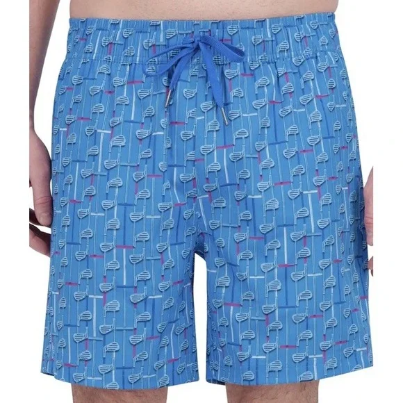 New $79 Robert Graham Men's Quick Dry Golf Clubs Swim‎ Board Shorts Lined  7