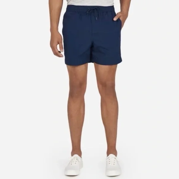 NWT Men The Renew Swim Short Navy Blue Medium‎ Sustainable