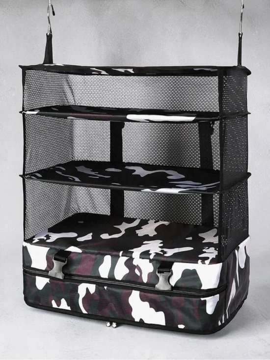 New With Tags TABITORA Portable Hanging Travel Shelves Bag Packing Organizer