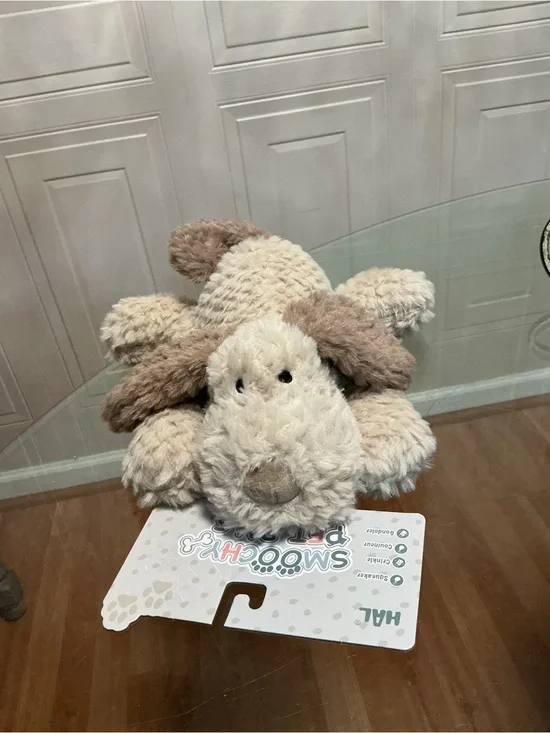 Brand New Hal Smoochy Doggie Very Cute Pet  Pals  ~ SqueakyCrinkle Dog Toy. 11”