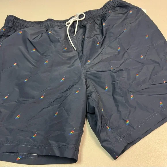 Nautica Blue‎ Swim Trunks with Classic Design