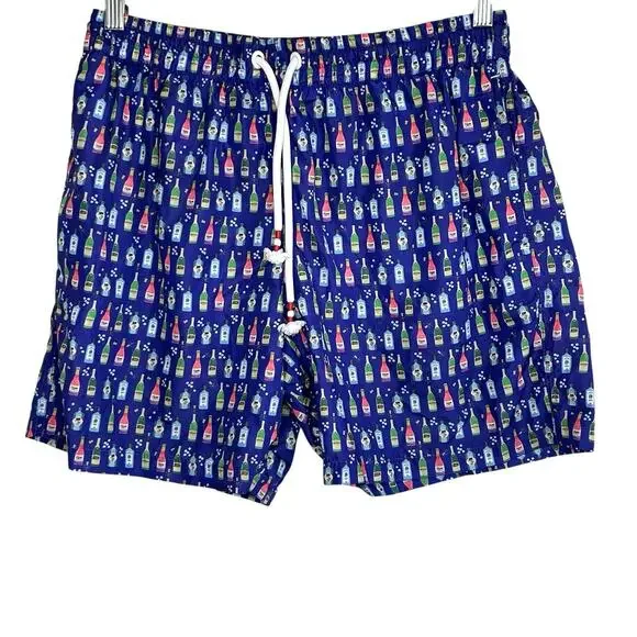 Johnny Brasco Cocktail‎ Swim Shorts Trunks Happy Hour Mens Large Party Vegas