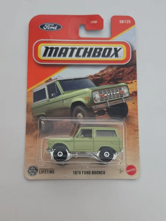 Matchbox 1970 Ford Bronco Toy - Light Green