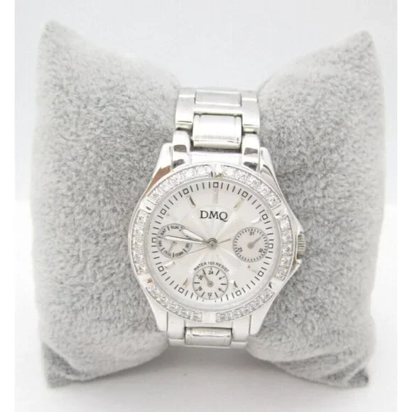 Women DMQ Quartz 100ft WR Analog 33mmDial Causal Round Watch (F828)