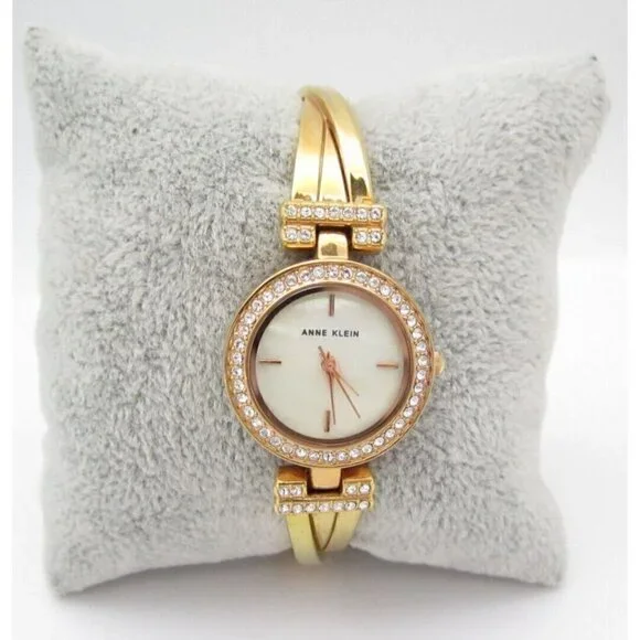 Women's Anne Klein Quartz WR Analog 26mm Dial Causal Round Watch (G486)
