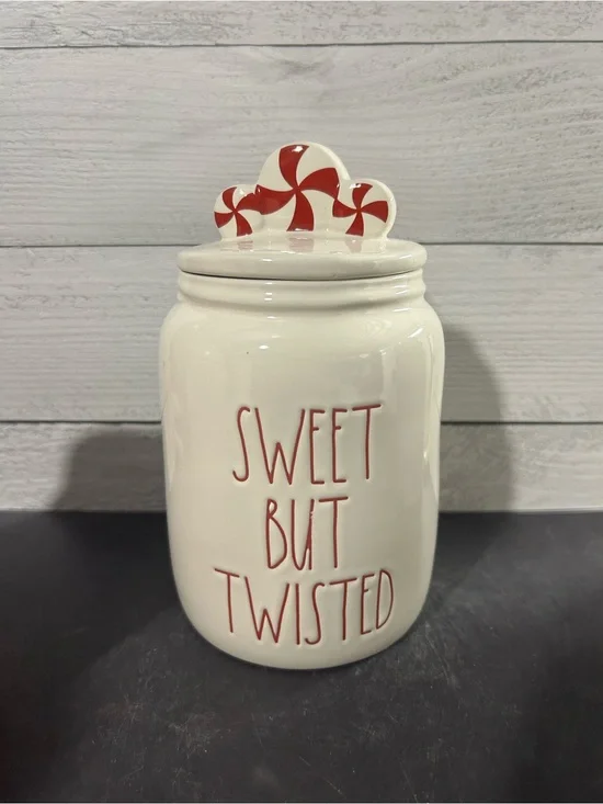 Rae Dunn Sweet But Twisted Canister