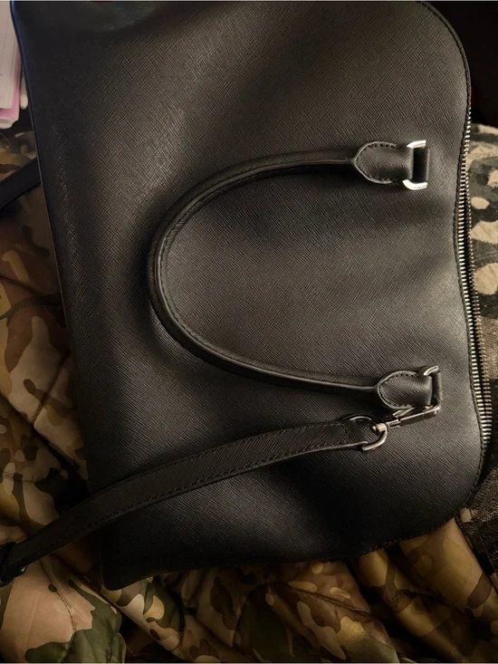 Michael Kors Black Leather Satchel