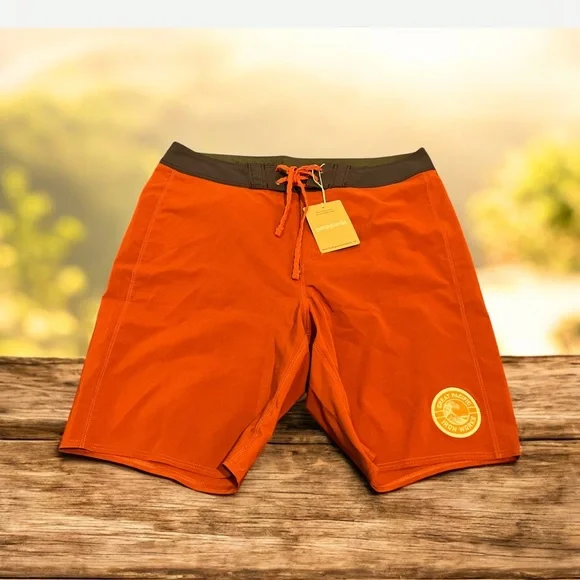 Patagonia Men’s Hydropeak Boardshorts 18” Mangrove‎ Red Size 29 NWT
