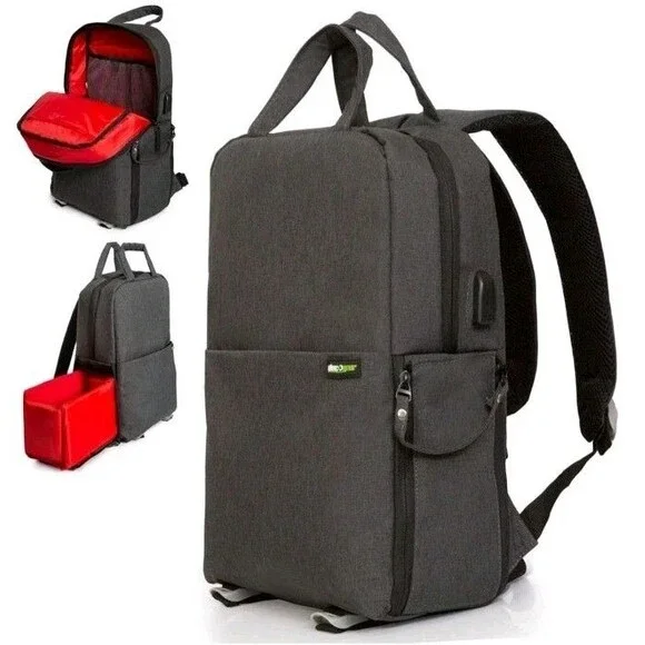 Deco Gear Multifunction Camera Gear /Drone Backpack with  USB Charging port  NWT