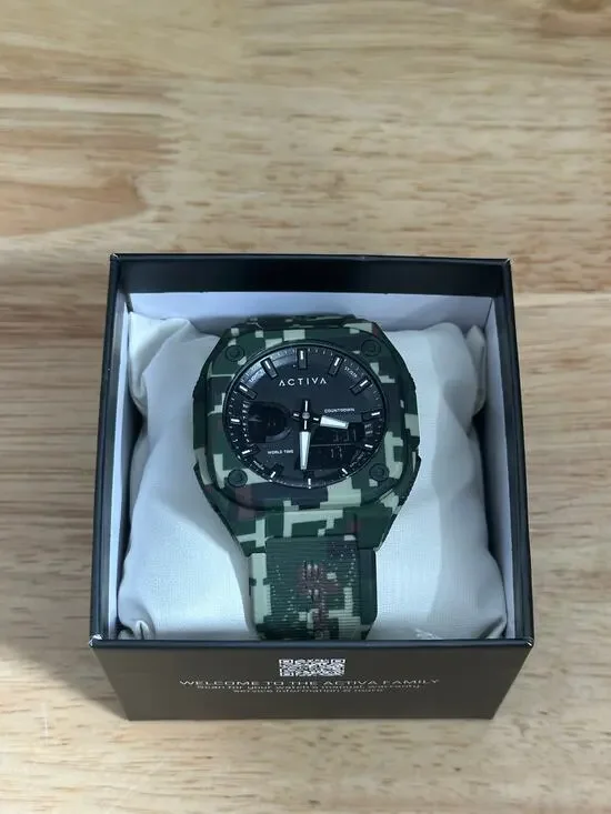 Activa Camoflauge Watch NIB