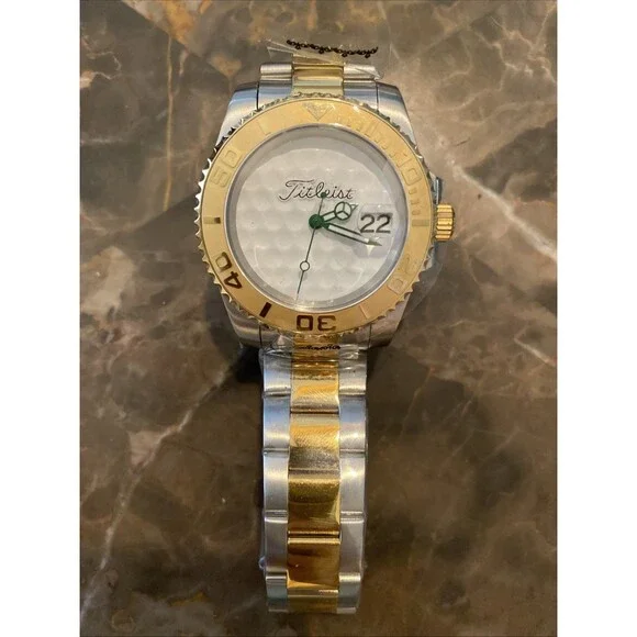 Titleist Golf Automatic Men's Watch New Two Tone
