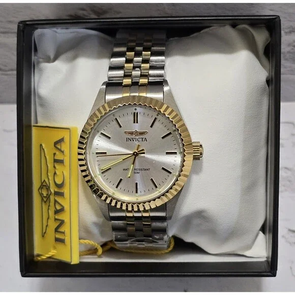 Invicta Specialty Musenova Womens Watch 36mm Two Tone Steel Gold 29401 Brand New