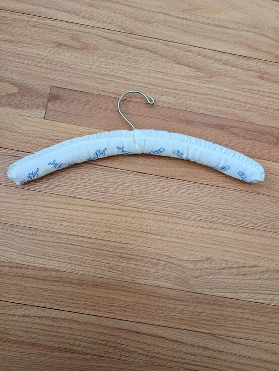 Vintage Satin Hanger From The Plaza Hotel