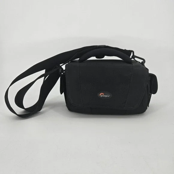 Lowepro Edit 140 Black Camera Camcorder Bag Case w Shoulder Strap Padded‎ DSLR