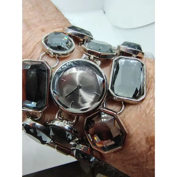 Stone Woman's Jewelry Bracelet Vintage L80116 Watch