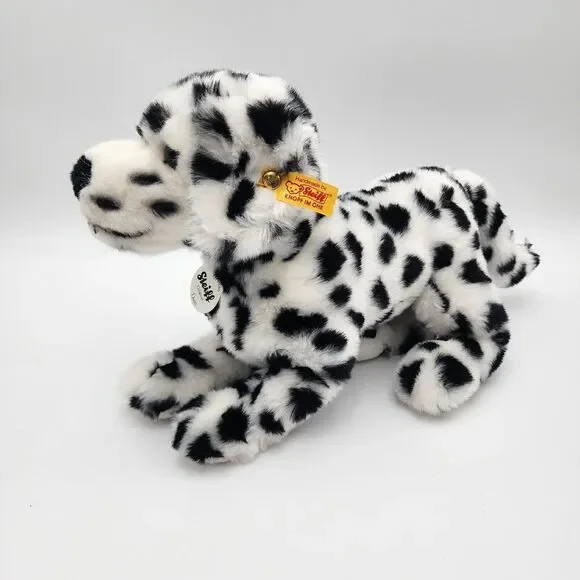 Steiff Lupi Dani Dalmatiner Plush‎ Toy Black and White Dog