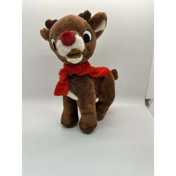 Dan Dee Rudolph the‎ Red-Nosed Reindeer Plush Stuffed Toy 7