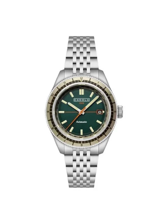NWT Cadola Ahrens Automatic Green Dial Men's Watch