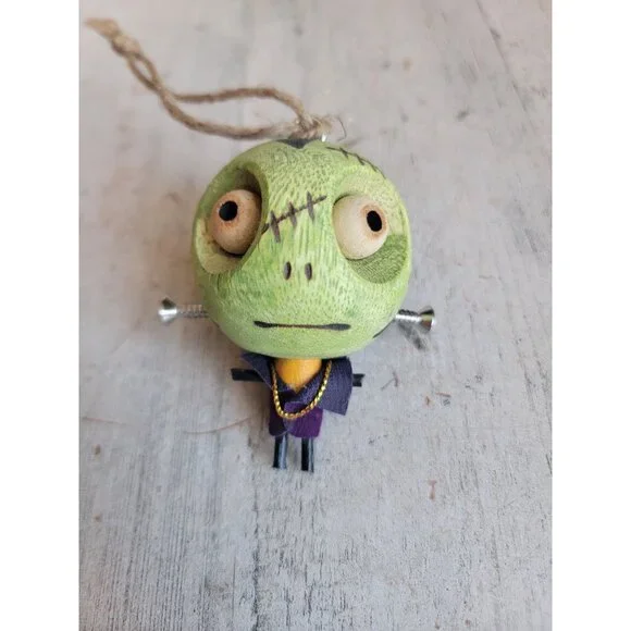 Pier‎ 1 Halloween Frankenstein ornament crazy head unique