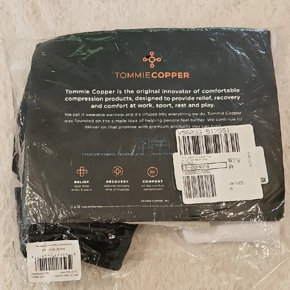 Tommie Copper Compression Socks Size medium