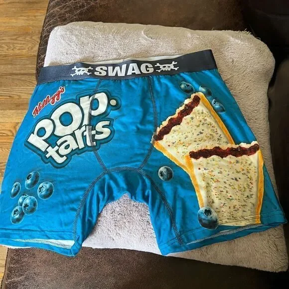Kellogs Novelty Blueberry Pop Tarts Boxer Briefs Large