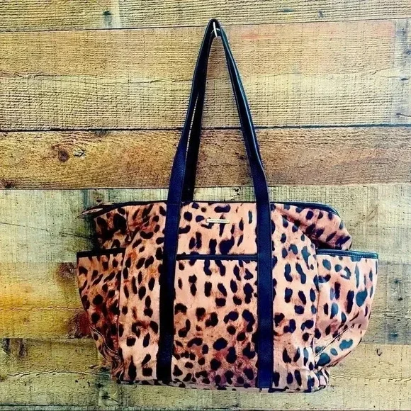 Rebecca Minkoff Marissa Leopard Nylon Diaper Bag