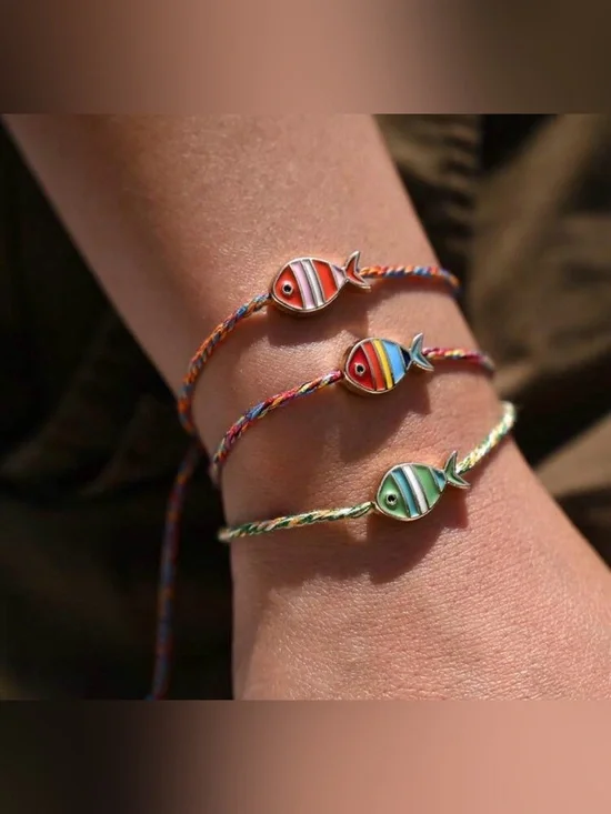 Boho fish bracelet Q1169