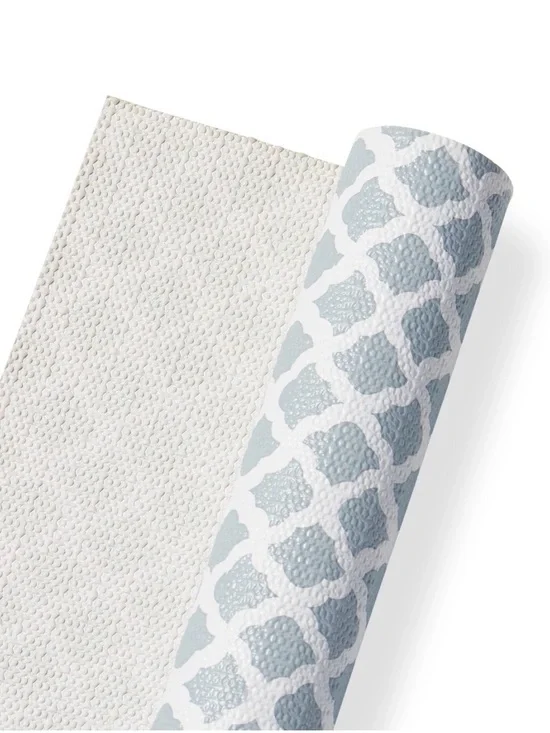 Con-Tact Non-Adhesive Drawer Liner — Talisman Glacier Gray Pattern