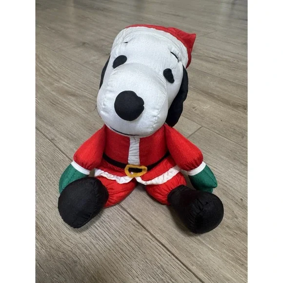 Christmas Santa Snoopy Whitman's‎ Plush 6.5