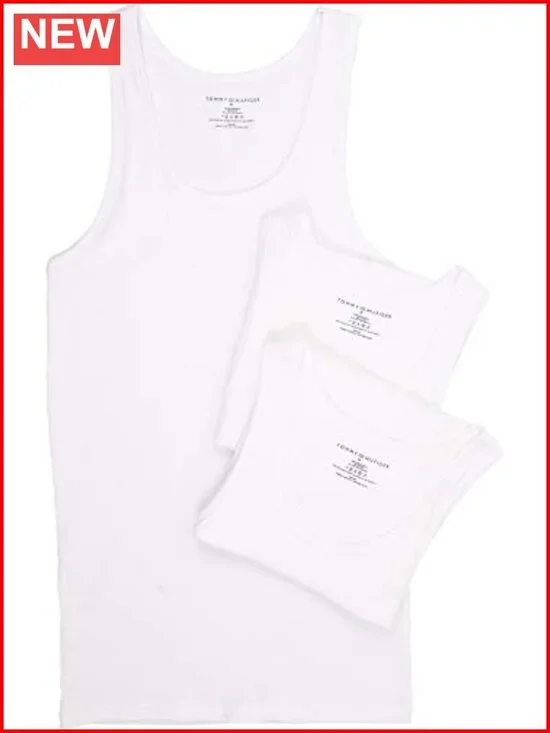 Cotton Classics 3-Pack A-Shirt Undershirts Sleeveless