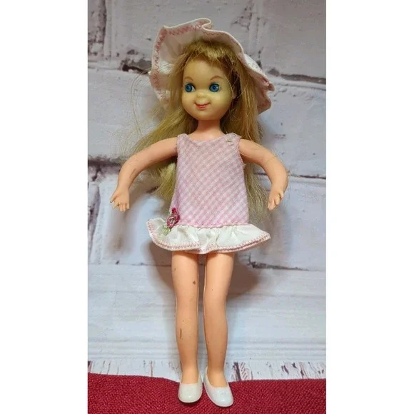 Vintage Mattel #3550 Tutti Doll – Original Romper, Hat, & Shoes‎