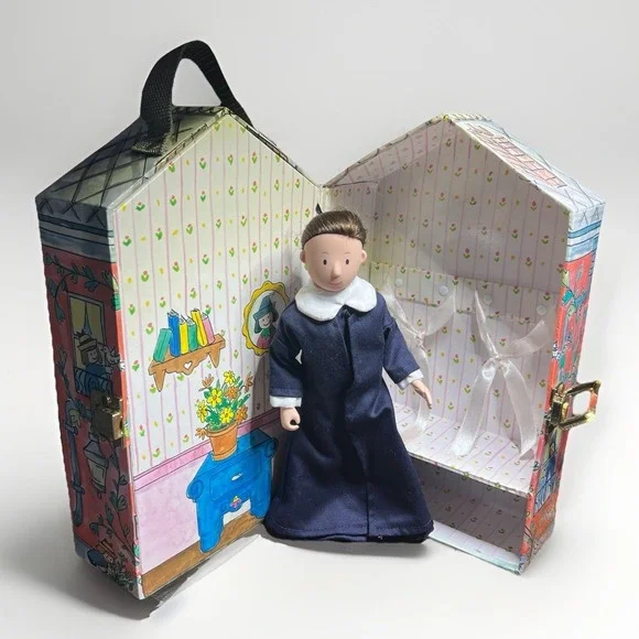 Eden Toys‎ 1999 Madeline Doll House Carrier And Doll Portable With Latch Vtg