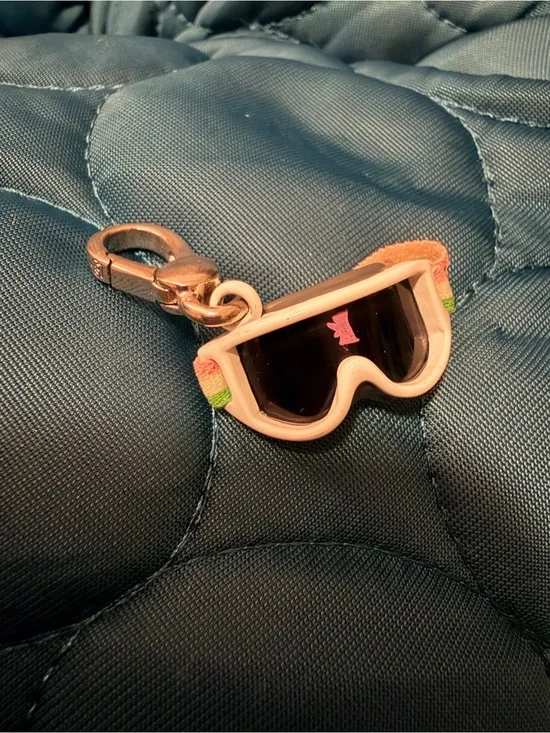 Super Rare Y2K Juicy Couture Snow Bunny Ski Mask Charm. No Box but never worn