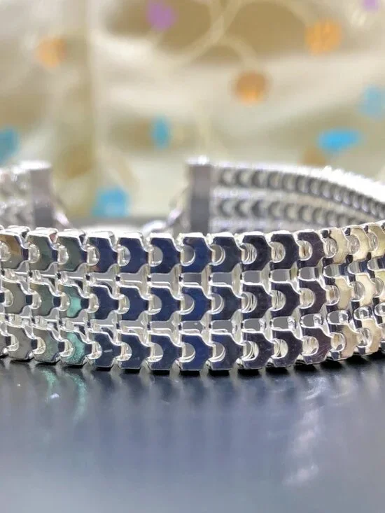 925 Sterling Silver Mesh 1/2