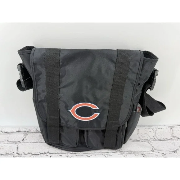 NFL Chicago Bears Diaper‎ Changing Bag Official License Black Logo