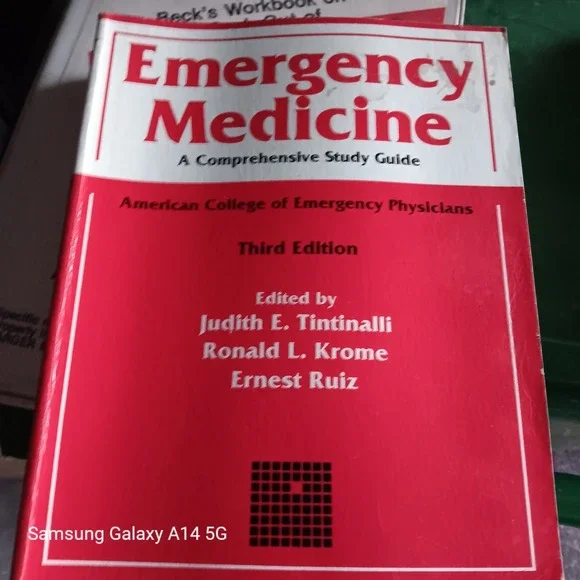 ACEP Emergency Medicine Comprehensive Study Guide 3rd Edition Tintinalli Book