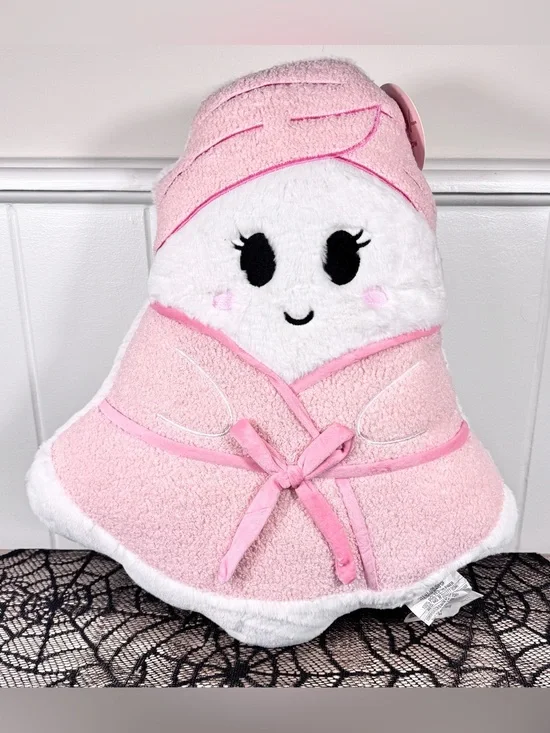 NEW Gal-O-Ween Spa Ghost Halloween Pillow