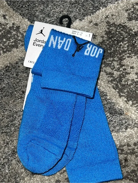 Nike Jordan Jumpman Everyday Men's Crew Socks DRI-FIT Blue L