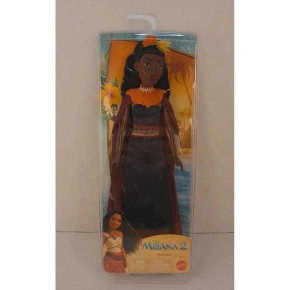 Disney Moana 2 Matangi Fashion Doll with 3‎ Accessories Removable Outfit w/ Cape