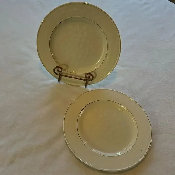 Martillo Pier 1 Imports Martillo Creme Brulee SET OF 2 DINNER Plates hammered