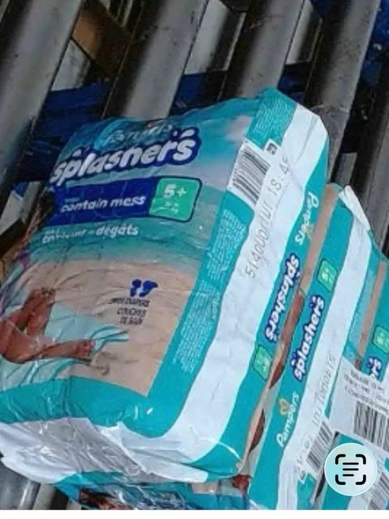 Pampers Splashers Swim Diapers Disposable Size 5, 17 count