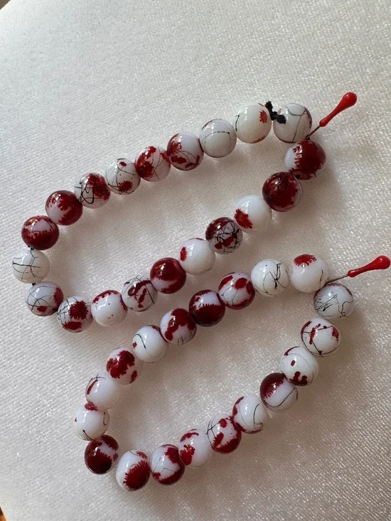 Handmade Beaded Stretch Bracelets Lot of 4 Gemstone & Glass $5 Each