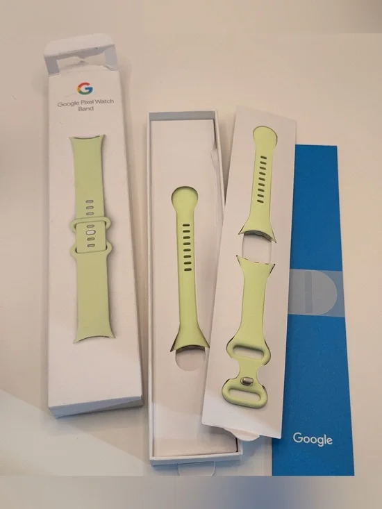 Google Active Pixel Watch OEM Band - Lemongrass, Large &‎ Small Size