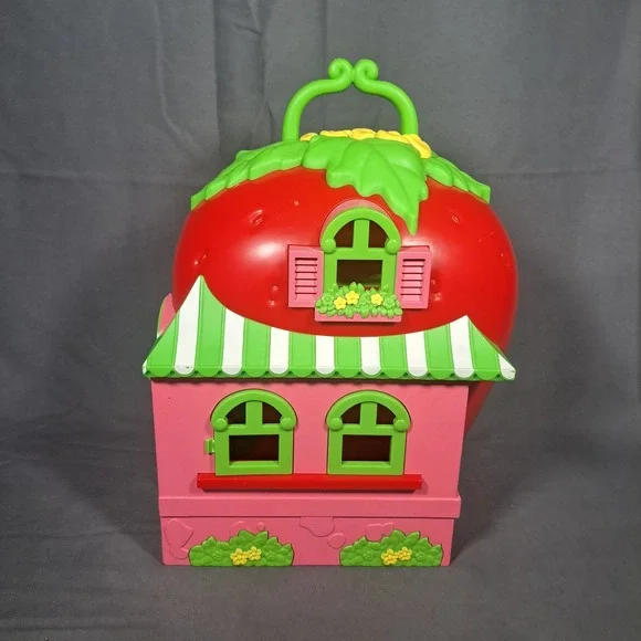 Strawberry Shortcake Berry Happy Home Playset Carry Case Toy Y2K Kidcore