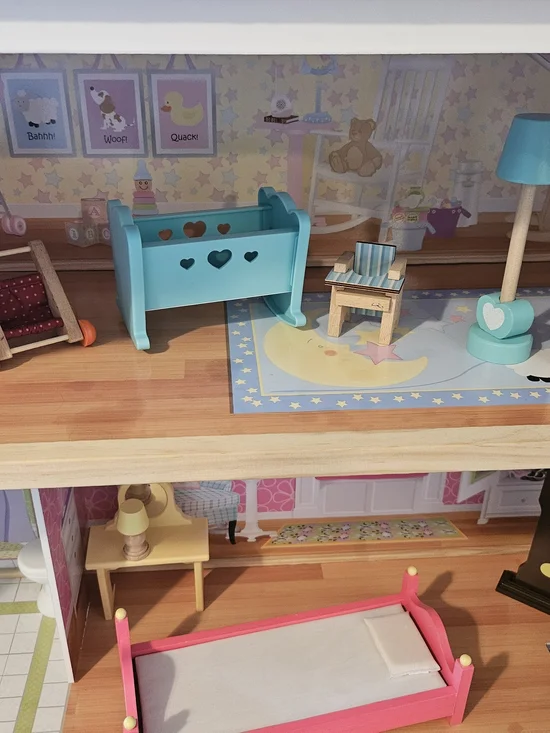 KidKraft Wooden Majestic Mansion Dollhouse - Includes All Furniture