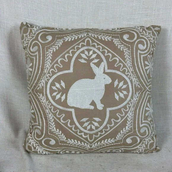 Pier 1 Imports Easter Bunny Throw Pillow 15